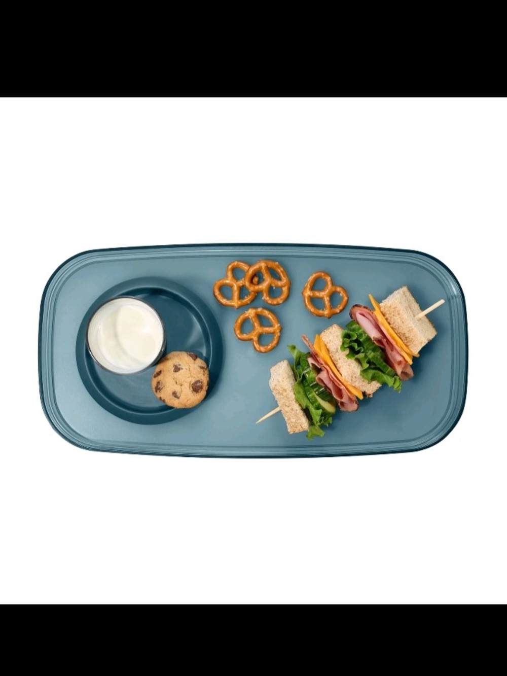 Madesmart dipware Small Serving Plate, Stackable & Removable Dip Bowl for Salsa